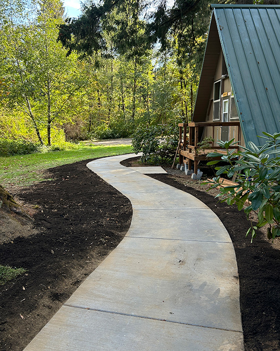 New Concrete Pathways by A-frames